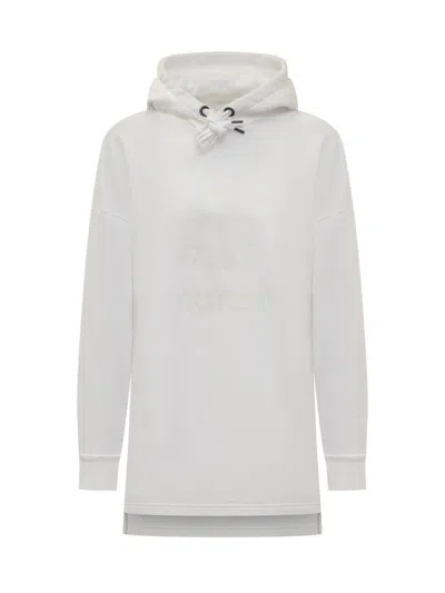 Isabel Marant Étoile Shannon Logo-printed Hoodie In White