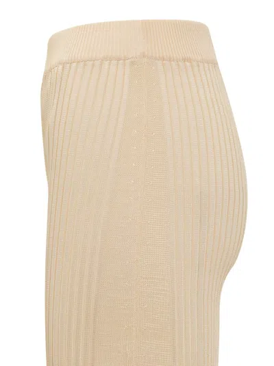 Jil Sander Woman Pants Apricot Size 6 Viscose In Orange