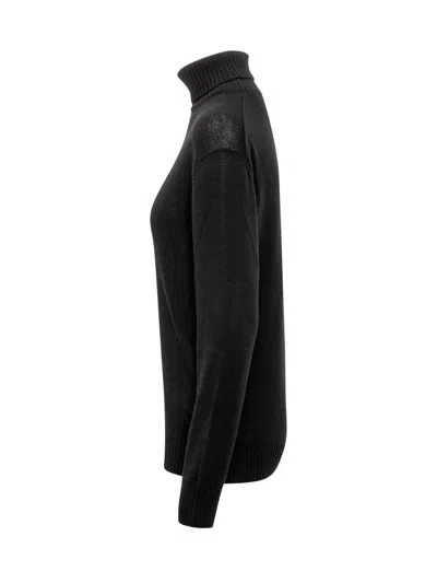 Jil Sander Ls Hn Sweater In Black