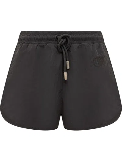 Off-white Crispy Ny Mesh Shorts In Black