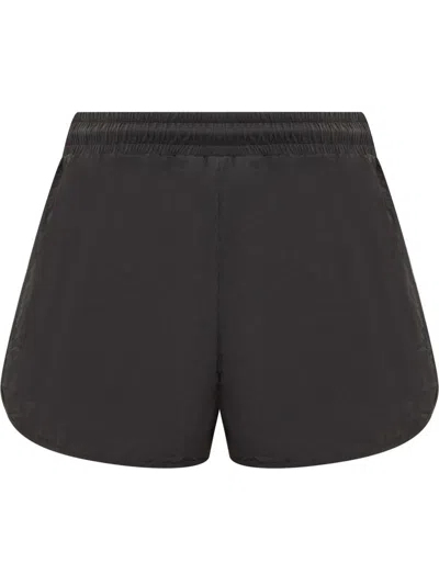 Off-white Crispy Ny Mesh Shorts In Black