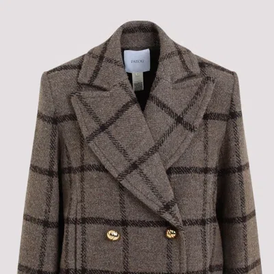 Shop Patou Coat In Grey
