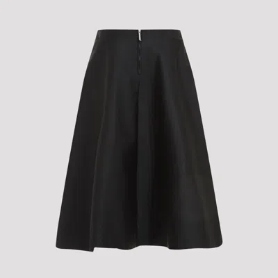 Marni Polyamide Midi Skirt In Black