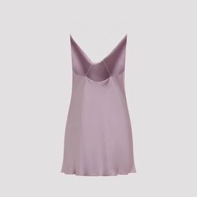 Y/project Mini Satin Slip Dress With Spaghetti Straps In Multicolor