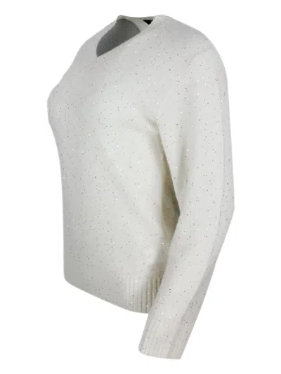 Fabiana Filippi Sweater In Beige