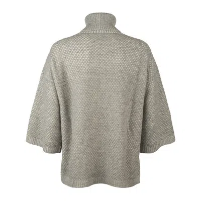 Fabiana Filippi Women's Wool Blend Turtleneck Sweater In Blue, Bordeaux