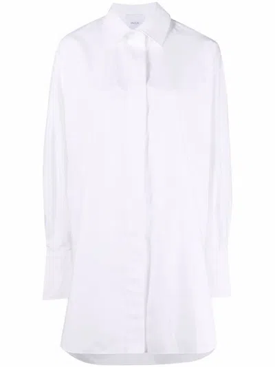 Patou Iconic Mini Shirt Dress Clothing In White
