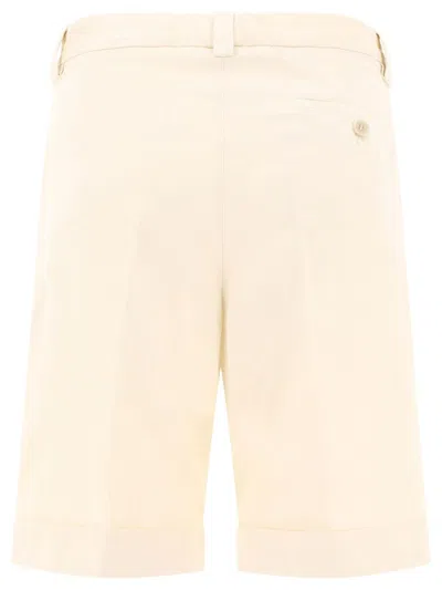 Aspesi Women's Pleated Shorts In Beige