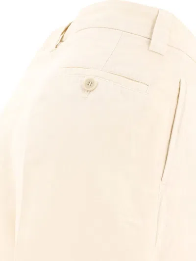 Aspesi Women's Pleated Shorts In Beige