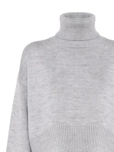 Dondup Turtleneck Sweater In Grey
