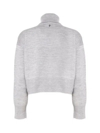 Dondup Turtleneck Sweater In Grey