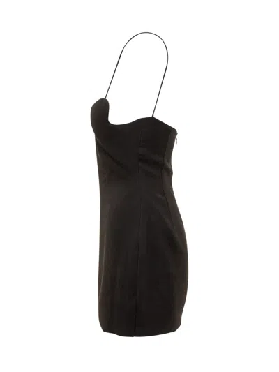 Monot Mônot Short Black Dress In Black