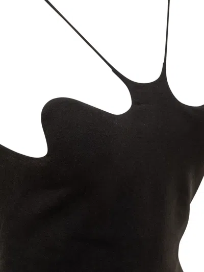 Monot Mônot Short Black Dress In Black