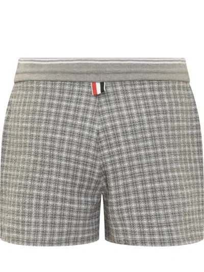 Thom Browne Short Pants In Grey