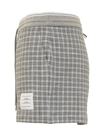 Thom Browne Short Pants In Grey