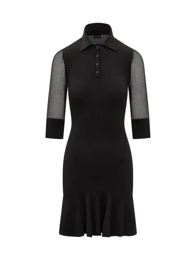 Off-white Off White Off White Owhi116 S24 Kni001 Woman Black Dress In Black