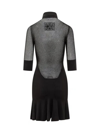 Off-white Off White Off White Owhi116 S24 Kni001 Woman Black Dress In Black