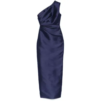 Solace London Kira Gown In Blue