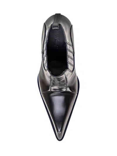 Off-white Off White Moon Beatle Shade Ankle Boots In Black