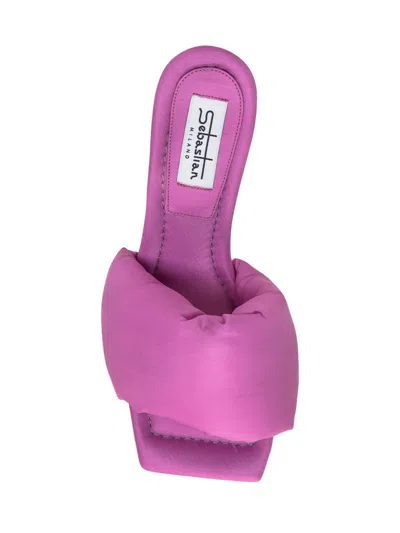 Sebastian Sandal Mule Blast In Pink
