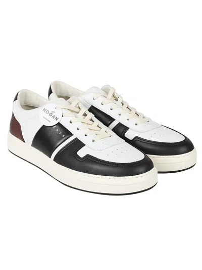 Hogan H668 Low-top Leather Sneakers In White