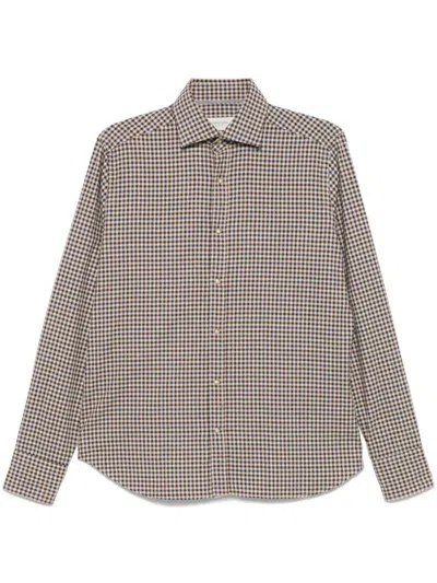 Tintoria Mattei Checkered Shirt In Black