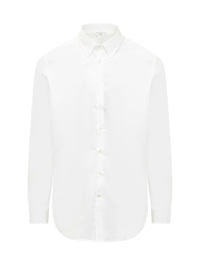 Etro Long-sleeved Roma Shirt In White