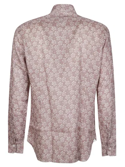 Barba Napoli Barba Shirt In Brown