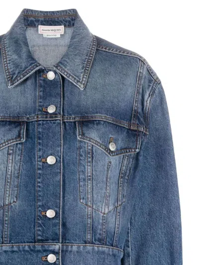 Shop Alexander Mcqueen Denim Jacket