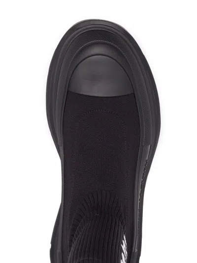 Alexander Mcqueen Alexander Mc Queen Tread Slick Boots In Black