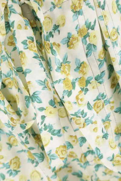 Cormio Floral-print Drawstring-waist Trousers In Multicolour