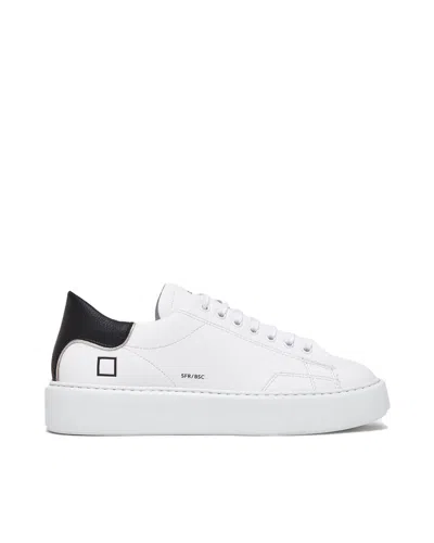 Date D.a.t.e. Sfera Calf Shoes In White
