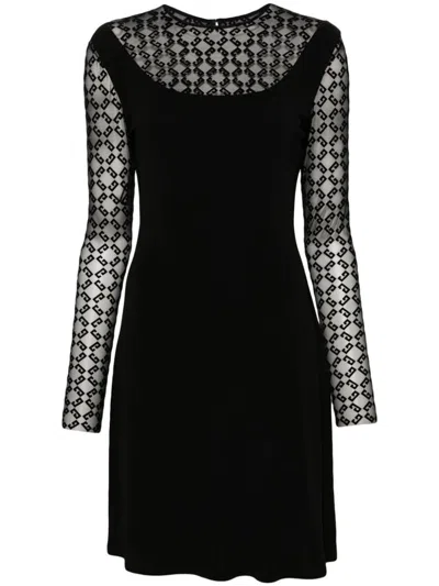 Givenchy Knee Length Dress A-line Silhouette In Black