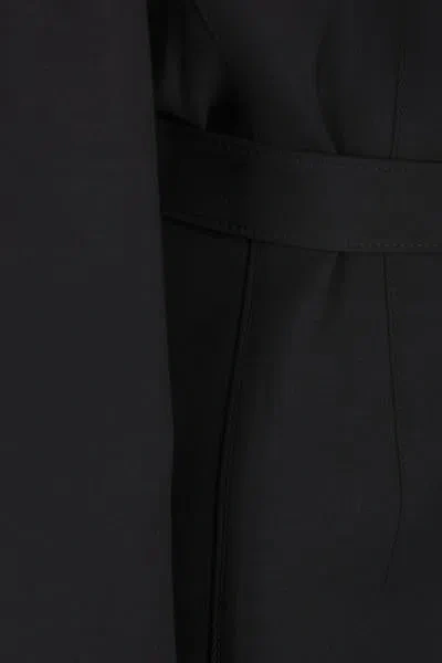 Prada Einreihige Jacke Aus Leichtem Mohair In Black