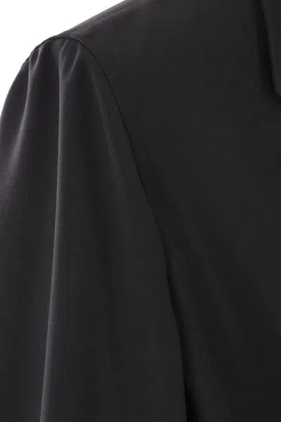 Prada Einreihige Jacke Aus Leichtem Mohair In Black