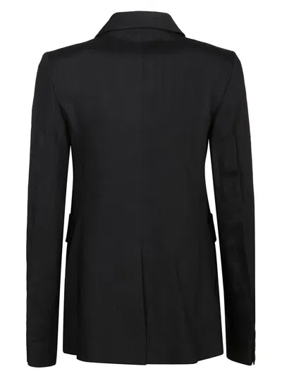 Victoria Beckham Three Button Single-breasted Jacket In Black