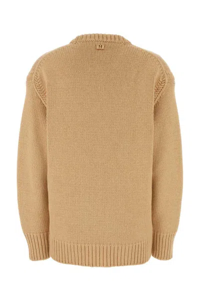 Chloé Chloe Skin Pink Cashmere Blend Oversize Sweater In Pink