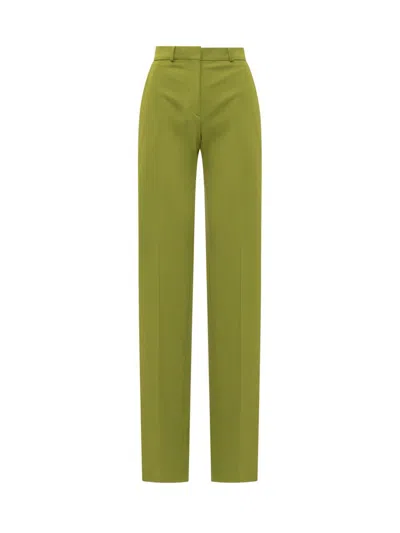 Del Core Cigarette Trousers In Green
