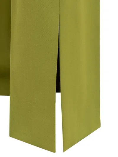 Del Core Cigarette Trousers In Green