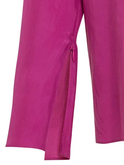 Dsquared2 Tie Neck Blouse In Purple