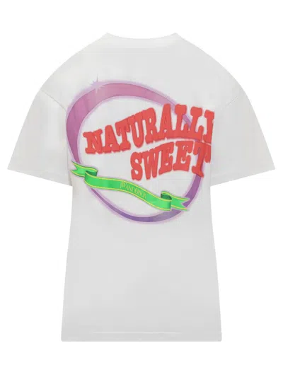 Jw Anderson White Cotton T-shirt In White
