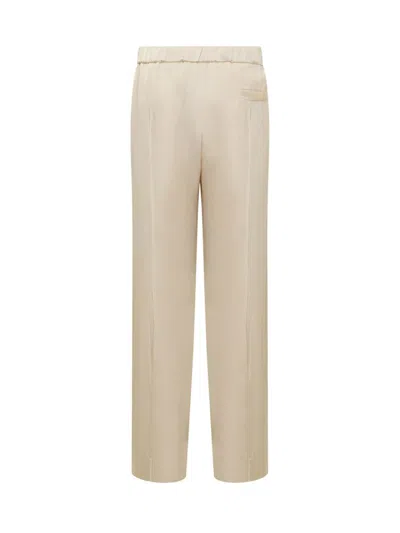Jil Sander Trousers In Beige