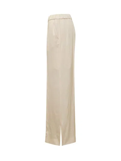 Jil Sander Trousers In Beige