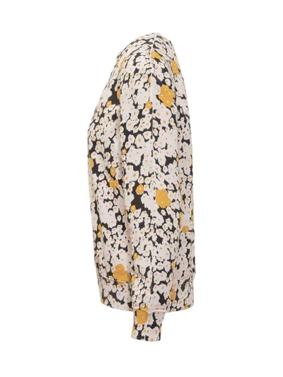 Lanvin Daisy Bouquets Sweatshirt In White