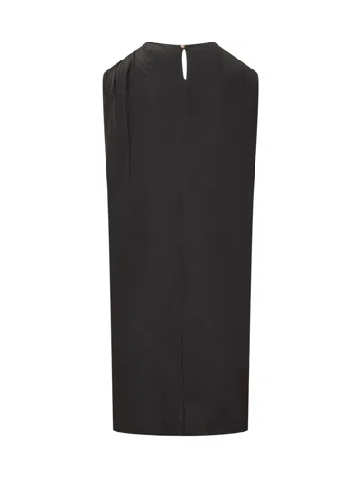 Lanvin Synthetic Fibers Dress In Brown