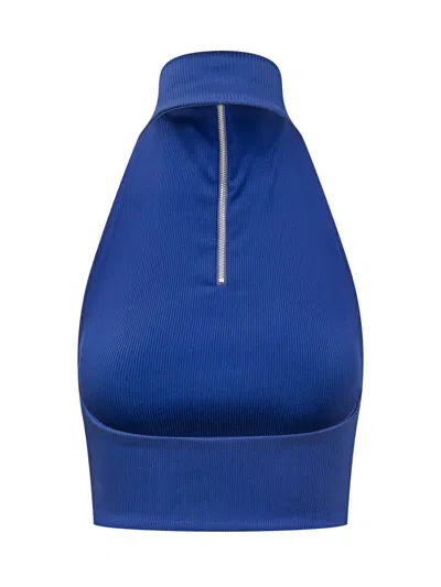 Off-white Sleeveless Top In Blue