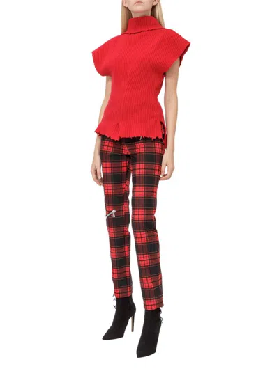 Ben Taverniti Unravel Project Unravel Project Skinny Pants In Red
