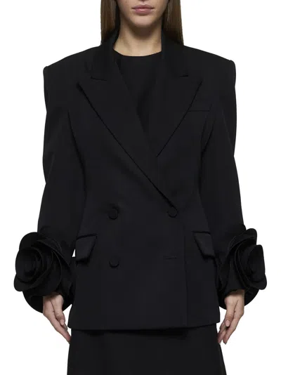 Shop Valentino Garavani Jackets In Black