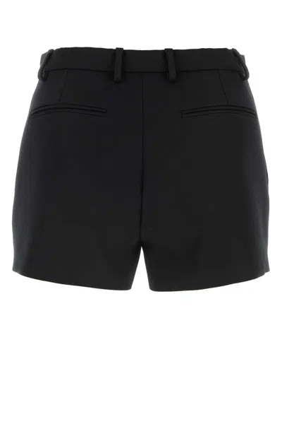 Gucci Low Rise Gg Shorts In Black