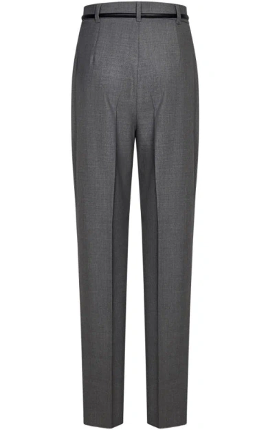 Max Mara Maxmara Studio Prosit Trousers In Grey